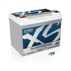 XS Power Supplemental Car Audio Power 12 Volt AGM Battery with2000 Amps & 80 Amp Hours & 150 Minutes of Reserve Capacity