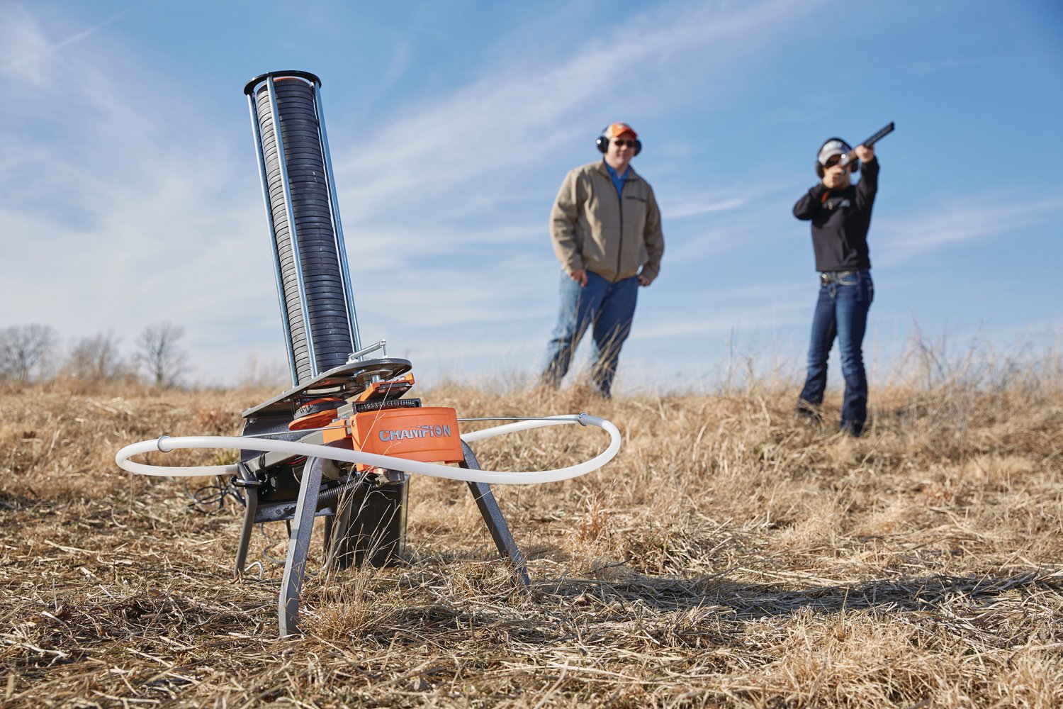 Champion Targets Workhorse Electronic Auto-Feed Trap Clay Thrower