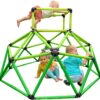 Eezy Peezy Climber with Top - Active Indoor Outdoor Play Set Climbing Dome Equipment Toys - Fun for Kids Ages 3 to 6 Years Old, Green