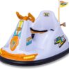 FunPark 12V Bumper Car for Kids, Electric Ride On Toys with Steering Wheel, 360 Degree Spin, Seat Belt, Rechargeable Battery, Kids Car, Supports up to 88 Pounds, Ages 6 and Up, for Boys or Girls