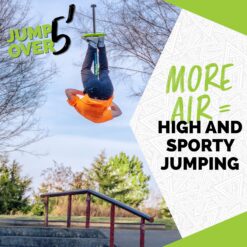 Flybar Vurtego Slingshot Pogo Stick – Patented Air-Powered Adjustable Spring for Controlled Jumps Over 5ft, Pogo Stick for Kids Age 5 and up, and Adults, Outdoor Toys, 40 to 180lbs, Durable, Lightweight