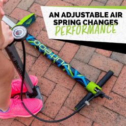 Flybar Vurtego Slingshot Pogo Stick – Patented Air-Powered Adjustable Spring for Controlled Jumps Over 5ft, Pogo Stick for Kids Age 5 and up, and Adults, Outdoor Toys, 40 to 180lbs, Durable, Lightweight