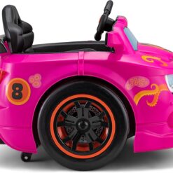 Kid Trax Dizzy Racers 6V Ride On Car – Toddler Toy with 360° Spin, w/Big Wheel, Indoor/Outdoor Toys, Electric Cars for Kids, Ride On for Boys & Girls, Max Weight of 66lbs, Ages 2-5 – Pink CAR