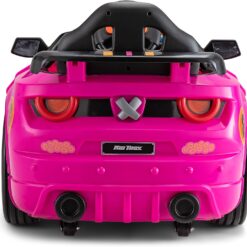 Kid Trax Dizzy Racers 6V Ride On Car – Toddler Toy with 360° Spin, w/Big Wheel, Indoor/Outdoor Toys, Electric Cars for Kids, Ride On for Boys & Girls, Max Weight of 66lbs, Ages 2-5 – Pink CAR