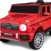 Kid Trax Electric Kids Luxury Mercedes Benz AMG G63 Car Ride-On Toy, 6 Volt Battery, Remote Control, Ages 3-5 Years, Red