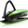 Gizmo Riders Skidrifter Sled for Kids, Snow Sled with Brake for Ages 3 and Up, Weight Capacity 150 lbs (Mystic Green)