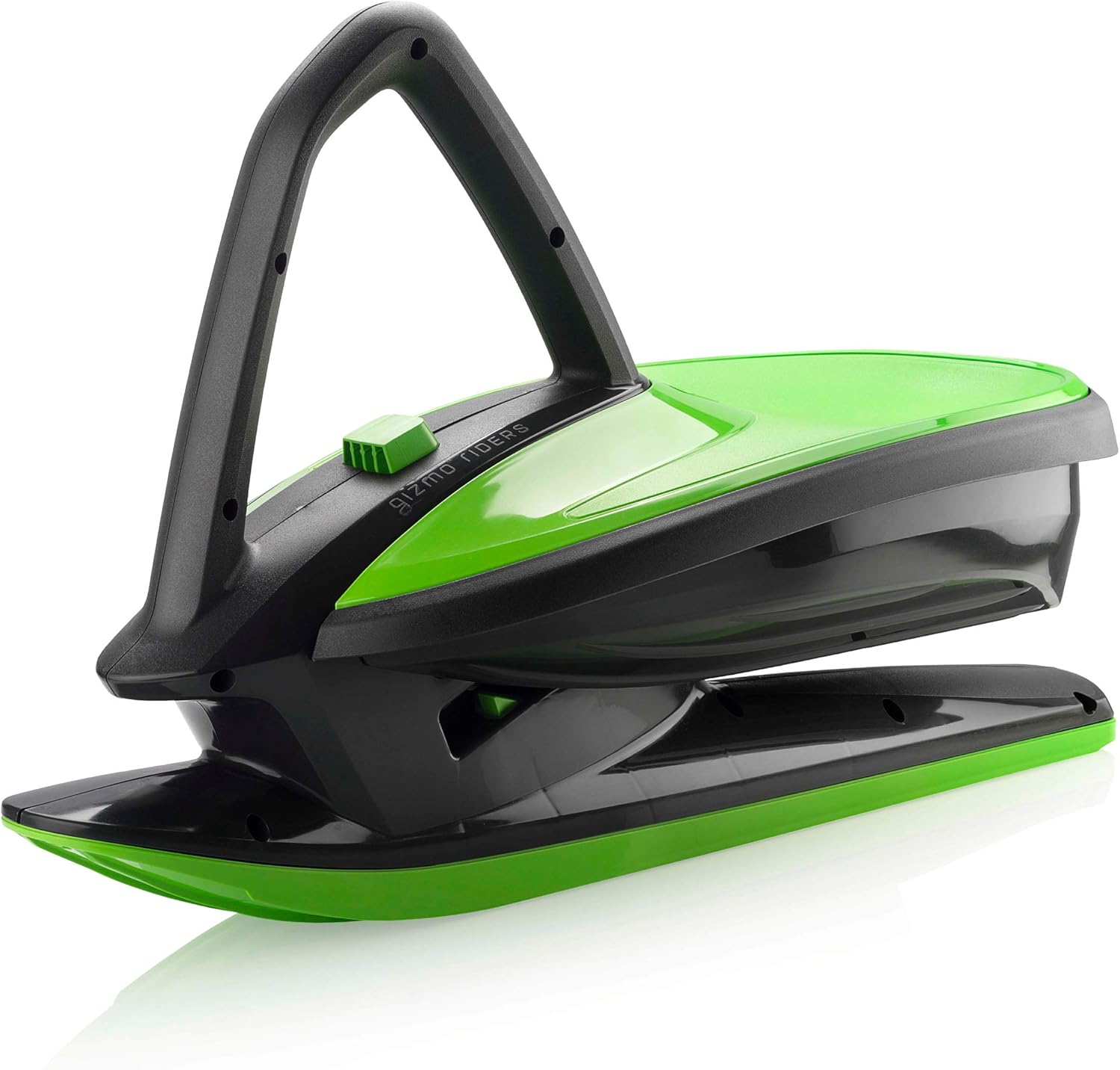 Gizmo Riders Skidrifter Sled for Kids, Snow Sled with Brake for Ages 3 and Up, Weight Capacity 150 lbs (Mystic Green)