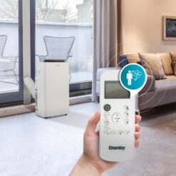 Danby 7200 BTU (DOE) 115-Volt Vented Medium Room Portable Air Conditioner Remote Included