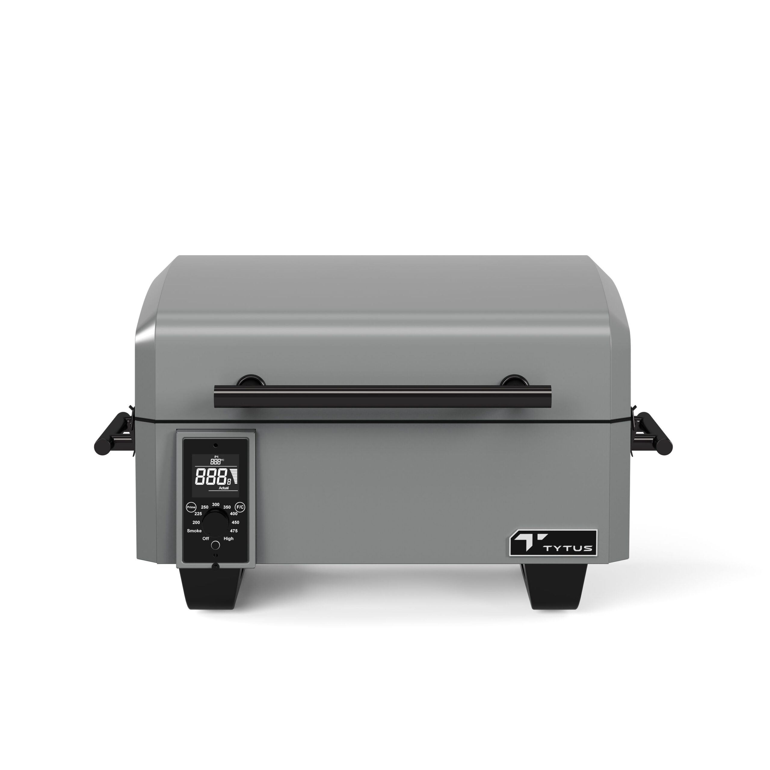TYTUS Emberwood 282-Sq. in Gunmetal Gray Portable Wood pellet Grill
