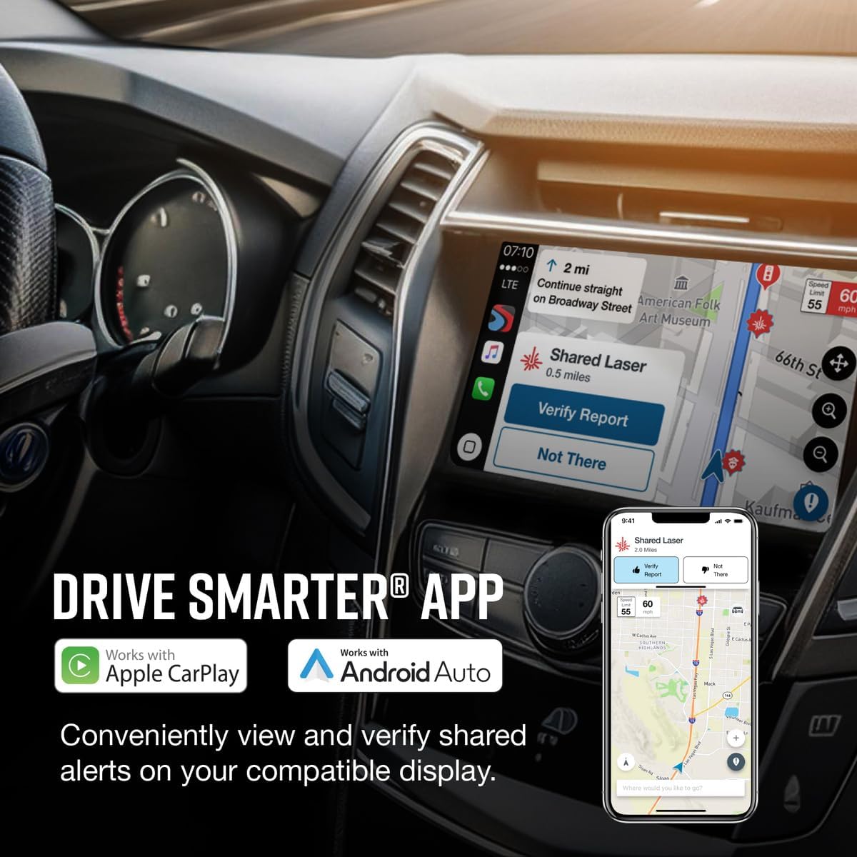 Escort Redline 360c Plug and Play Radar Detector - Extreme Range, Rapid Response Times, Full Stealth, 360 Degree Awareness, Advanced Filtering, Built-in WiFi, Apple CarPlay & Android Auto Compatible