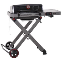 Feasto 360-Sq. in Black Portable Liquid propane Grill