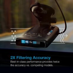 Escort MAX 4 Radar Detector – 2X The Filtering Accuracy, AutoLearn Intelligence, Advanced Detection Range, Built-in GPS and Bluetooth Connectivity, Apple CarPlay and Android Auto Compatible