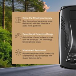 Escort MAX 4 Radar Detector – 2X The Filtering Accuracy, AutoLearn Intelligence, Advanced Detection Range, Built-in GPS and Bluetooth Connectivity, Apple CarPlay and Android Auto Compatible