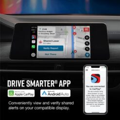 Cobra RAD 700i Laser Radar Detector - Premium Detection Range, AutoLearn Intelligence, Advanced Filtering Software, Apple CarPlay and Android Auto Compatible, Laser Eye Front and Rear Detection
