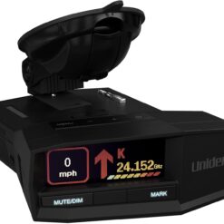 Uniden R8W (new Model) Extreme Long Range Laser/Radar Detector, 360° Awareness, Directional Arrows, Wi-Fi, Bluetooth, GPS, Real-Time Voice Alerts, Red Light & Speed Camera Alerts, R/TACH App