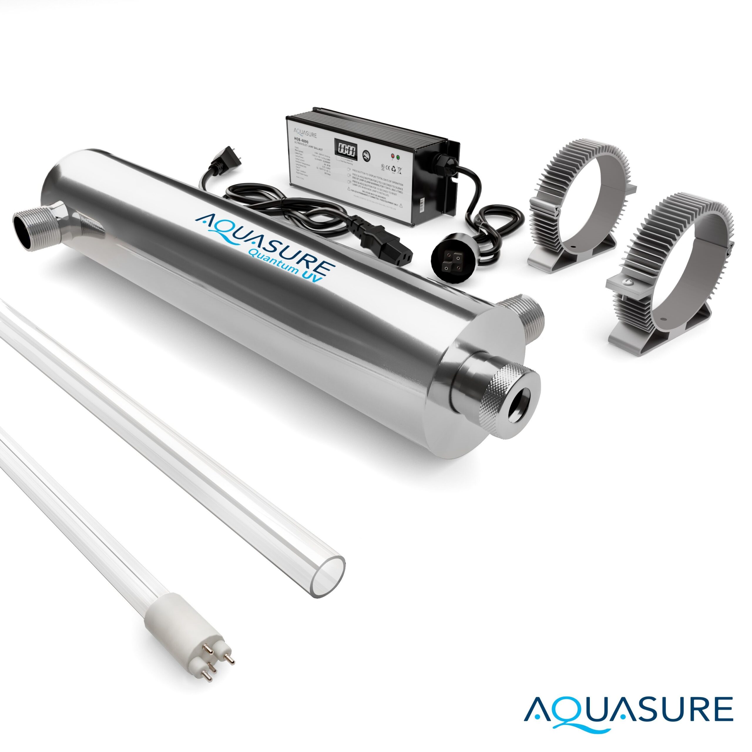 AQUASURE Quantum UV Single-stage 18-GPM Ultraviolet UV Soft water Whole House Water Filtration System