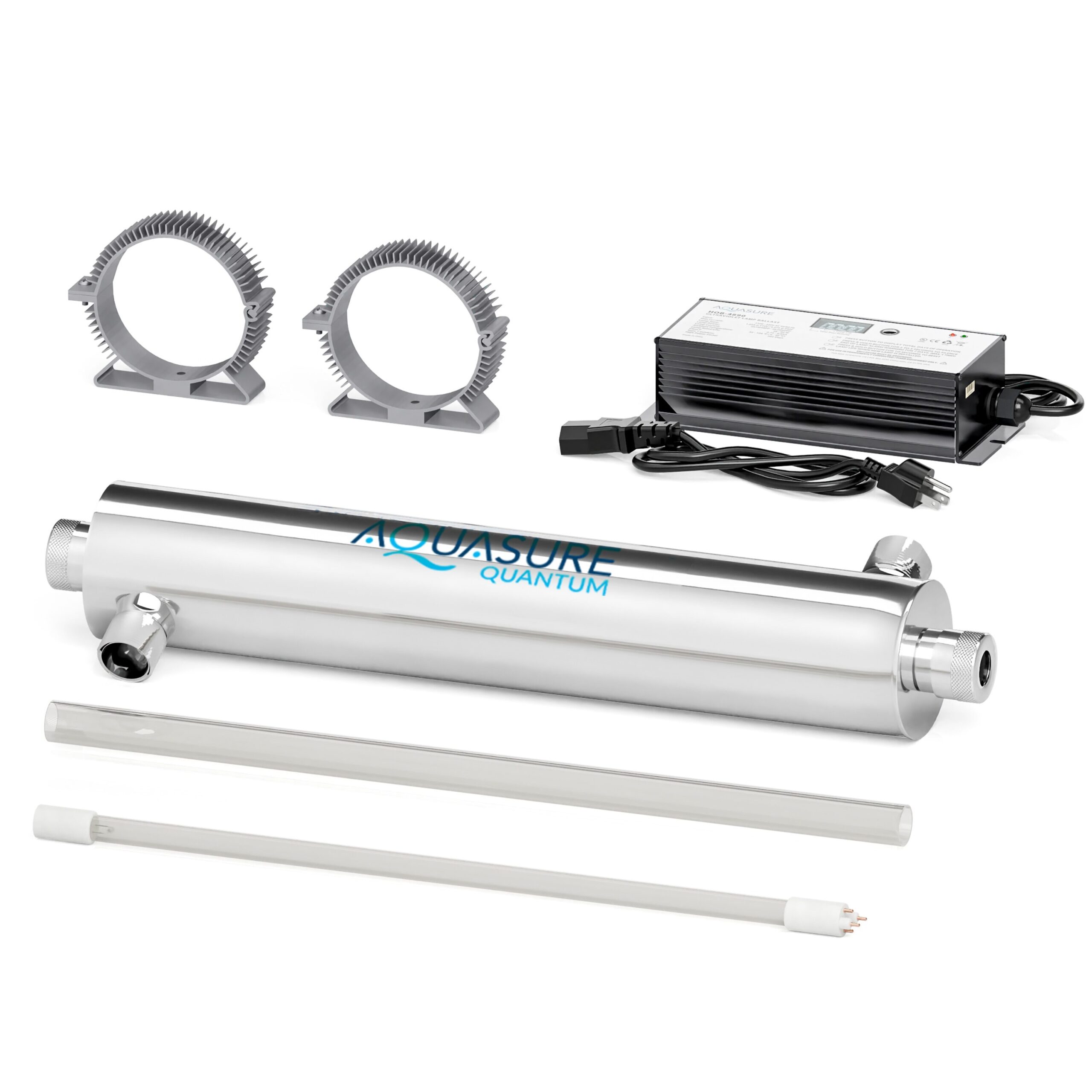 AQUASURE Quantum UV Single-stage 18-GPM Ultraviolet UV Soft water Whole House Water Filtration System