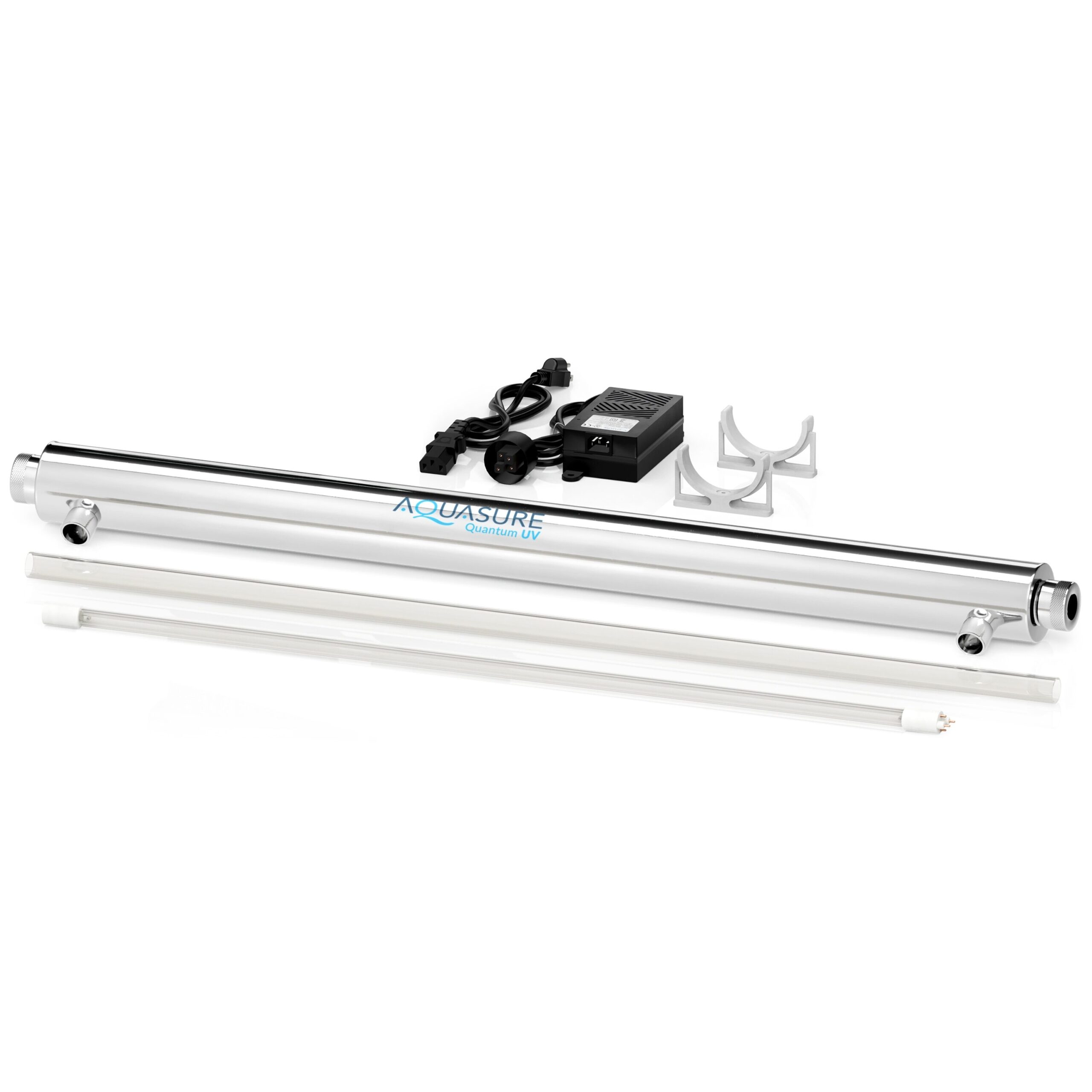 AQUASURE Quantum UV Single-stage 12-GPM Ultraviolet UV Soft water Whole House Water Filtration System