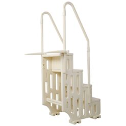 LUXEYARD Pool Ladder HeavyDuty 4 Safety Step for Above Ground Pools Stair Entry System with Handrails 400lbs