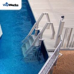 Vinyl Works 60-in Plastic Drop-in pool steps Hand Rail