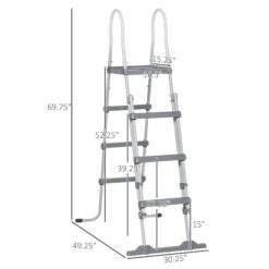 Dexmalle 70INCH Above Ground Swimming Pool Ladder