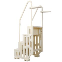 LOVMOR Pool Ladder HeavyDuty 4 Safety Step for Above Ground Pools Stair Entry System with Handrails 400lbs