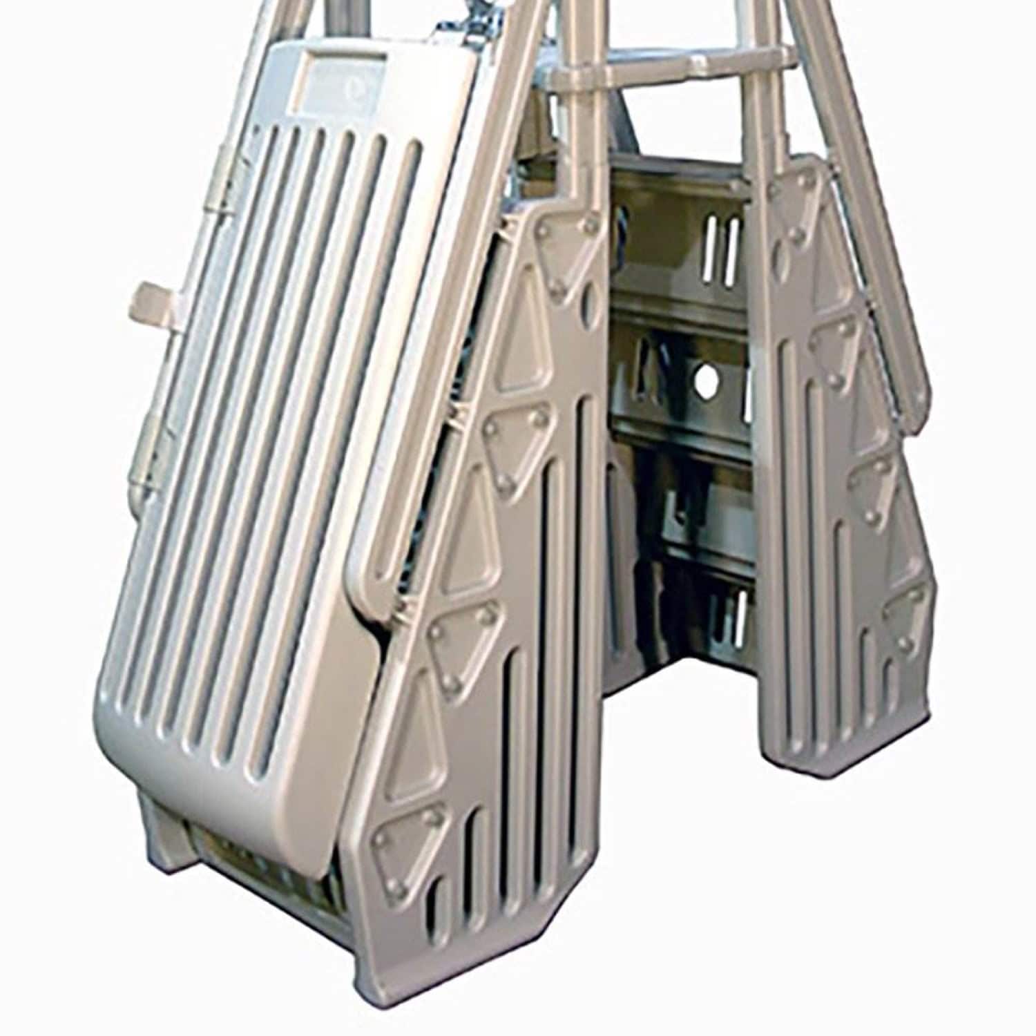 Vinyl Works 24-in Resin A-frame pool ladder Hand Rail