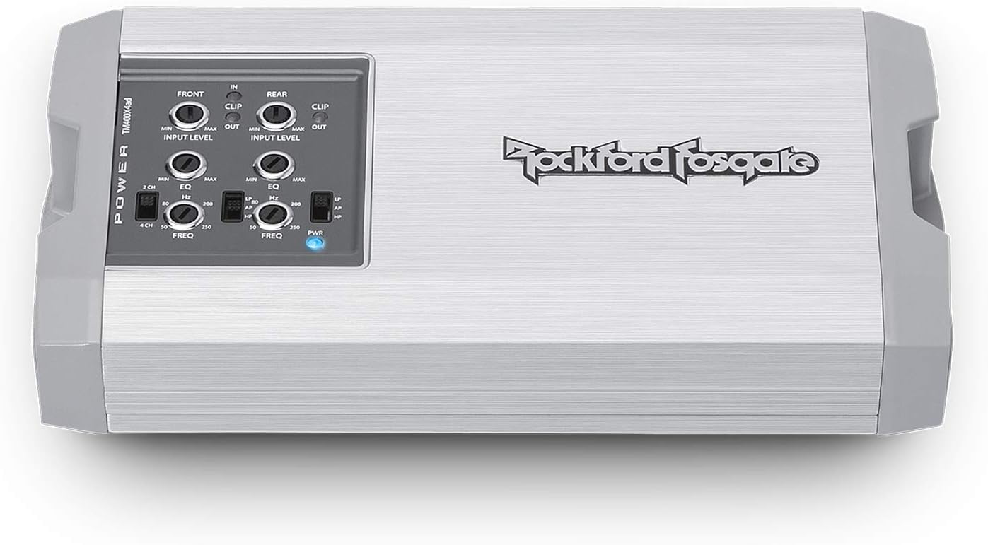 Rockford Fosgate TM400X4ad Power Marine 400 Watt Class-ad 4-Channel Amplifier