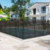VIWAT 4-ft x 108-ft Black Aluminum Mesh Pool Safety Barrier Panel