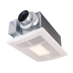 Panasonic WhisperWarm 0.7-Sone 110-CFM White Lighted Bathroom Fan and Heater