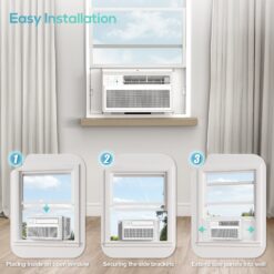 COWSAR Medium Room Window Air Conditioner , Remote Included ( 120-Volt , 12000-BTU )