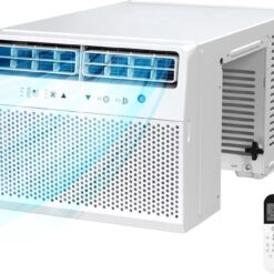 COWSAR Large Room Window Air Conditioner , Remote Included ( 115-Volt , 12000-BTU )