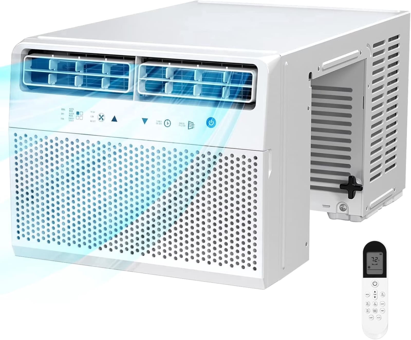 COWSAR Large Room Window Air Conditioner , Remote Included ( 115-Volt , 12000-BTU )