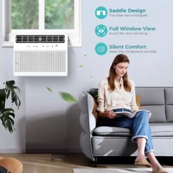 COWSAR Large Room Window Air Conditioner , Remote Included ( 115-Volt , 12000-BTU )