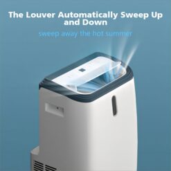 COWSAR 10000 BTU (DOE) 115-Volt Vented Medium Room Portable Air Conditioner Remote Included