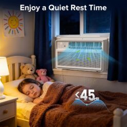 COWSAR Medium Room Window Air Conditioner , Remote Included ( 120-Volt , 12000-BTU )
