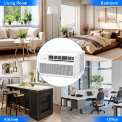 COWSAR Medium Room Window Air Conditioner , Remote Included ( 120-Volt , 12000-BTU )