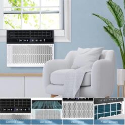 COWSAR Medium Room Window Air Conditioner , Remote Included ( 115-Volt , 12000-BTU )