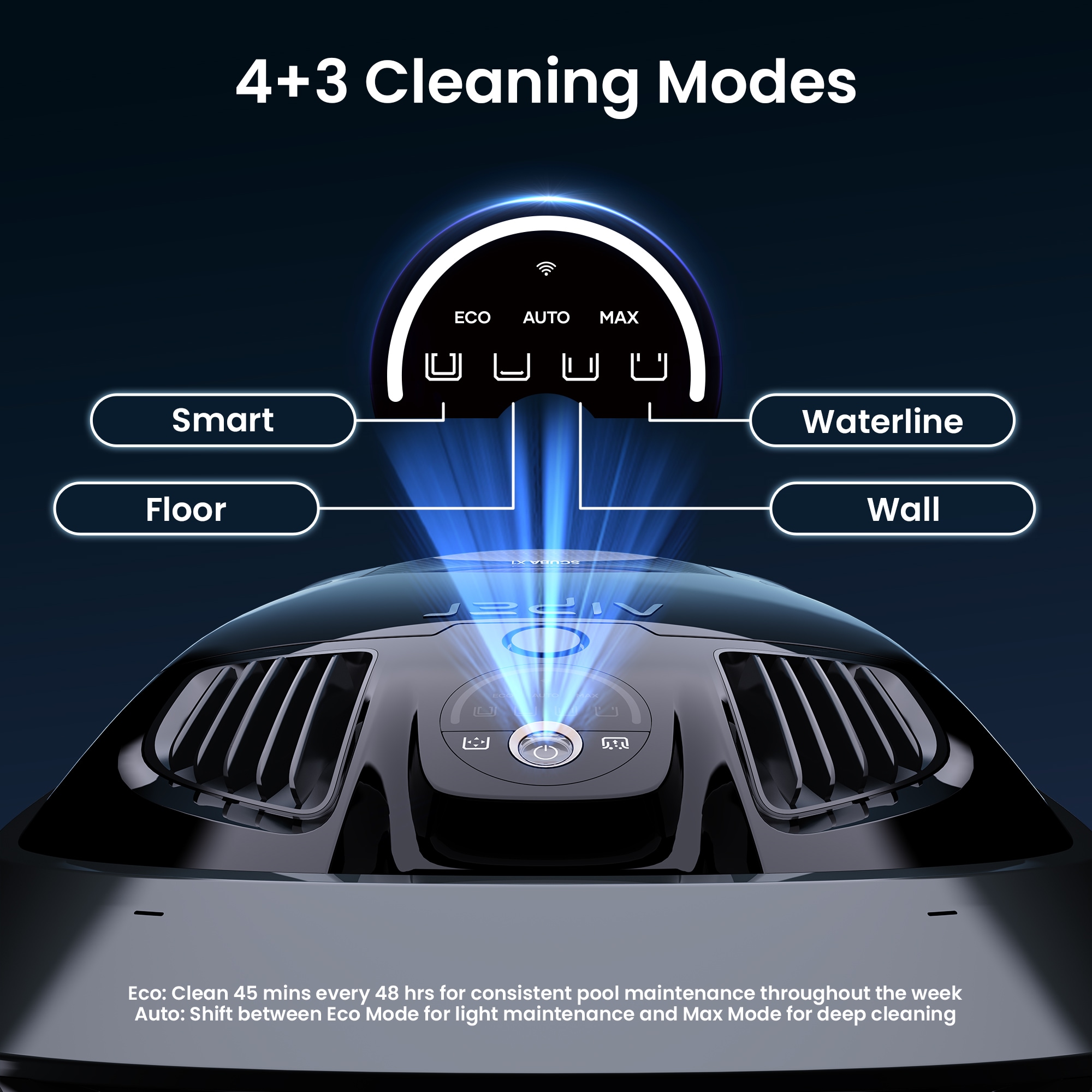 Aiper Scuba X1 Pro Cordless 7.9-in Robotic Pool Vacuum