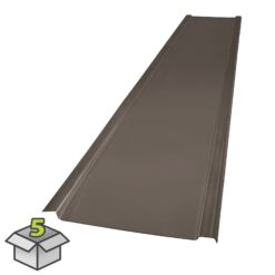 EZ GLAZE 2.24-ft x 12-ft Corrugated Bronze Polycarbonate plastic Roof Panel 5 -Pack