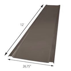EZ GLAZE 2.24-ft x 12-ft Corrugated Bronze Polycarbonate plastic Roof Panel 5 -Pack