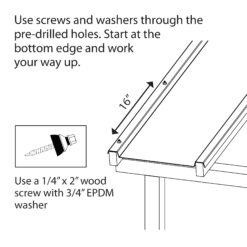 EZ GLAZE 2.24-ft x 12-ft Corrugated Bronze Polycarbonate plastic Roof Panel 5 -Pack