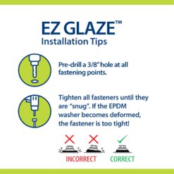EZ GLAZE 2.24-ft x 12-ft Corrugated Clear Polycarbonate plastic Roof Panel 5 -Pack