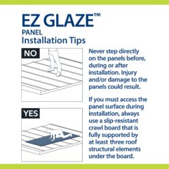 EZ GLAZE 2.24-ft x 12-ft Corrugated Clear Polycarbonate plastic Roof Panel 5 -Pack