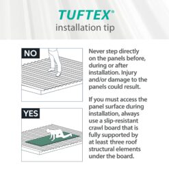 Tuftex PolyCarb 2.17-ft x 6-ft Corrugated Smoke Polycarbonate plastic Roof Panel 10 -Pack