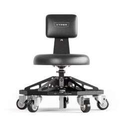 Vyper 24-in x 21.25-in Work seat ( Black )