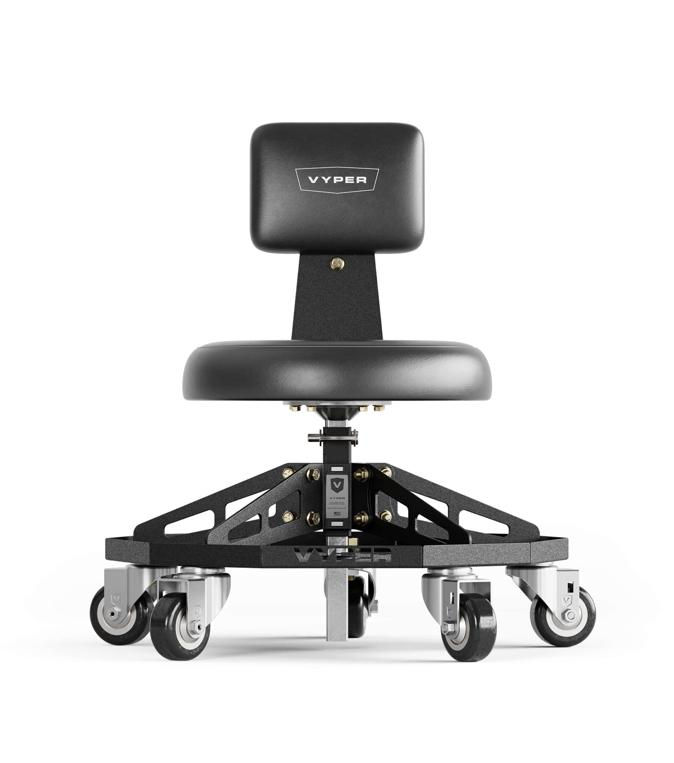 Vyper 24-in x 21.25-in Work seat ( Black )