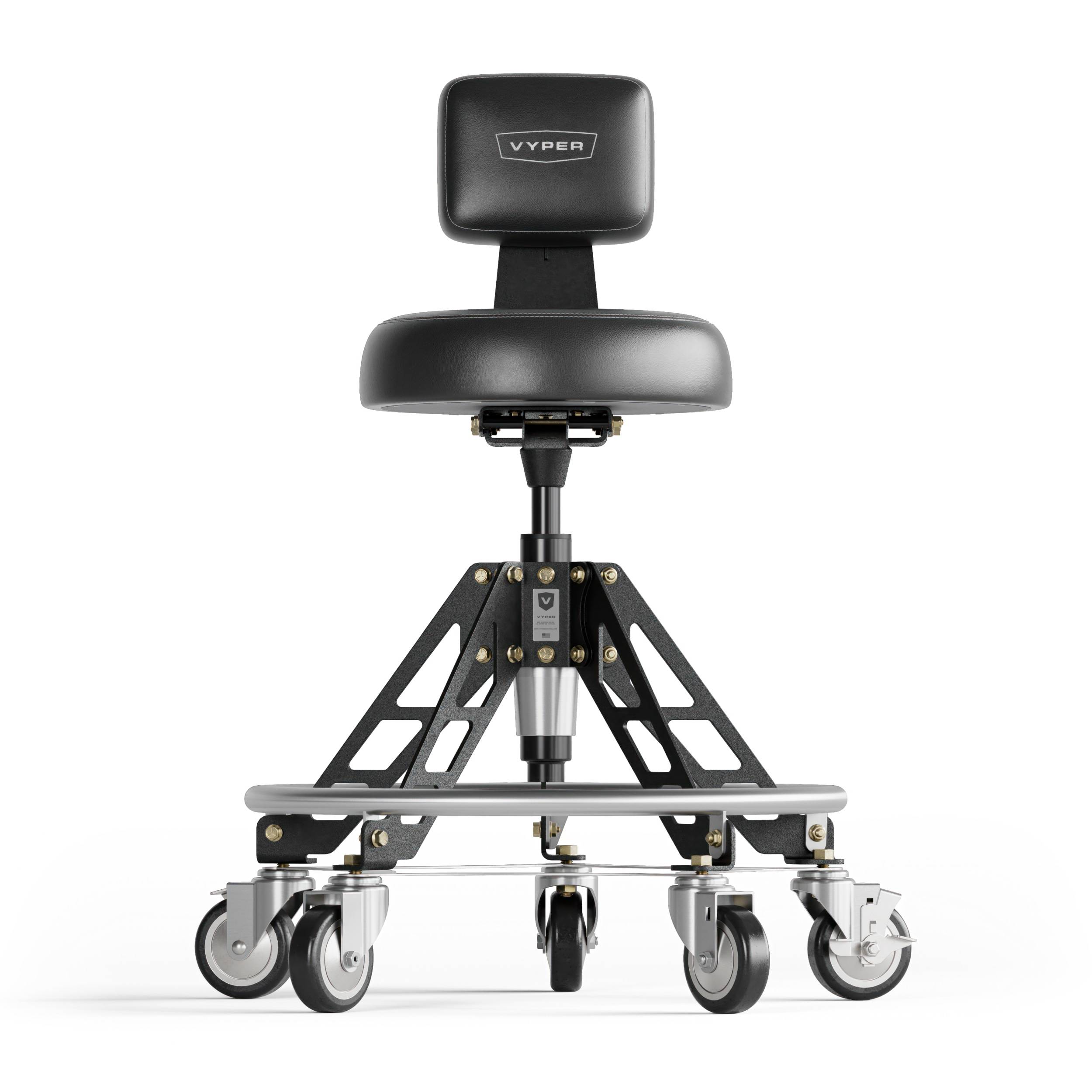 Vyper 24-in x 23-in Work seat ( Black )