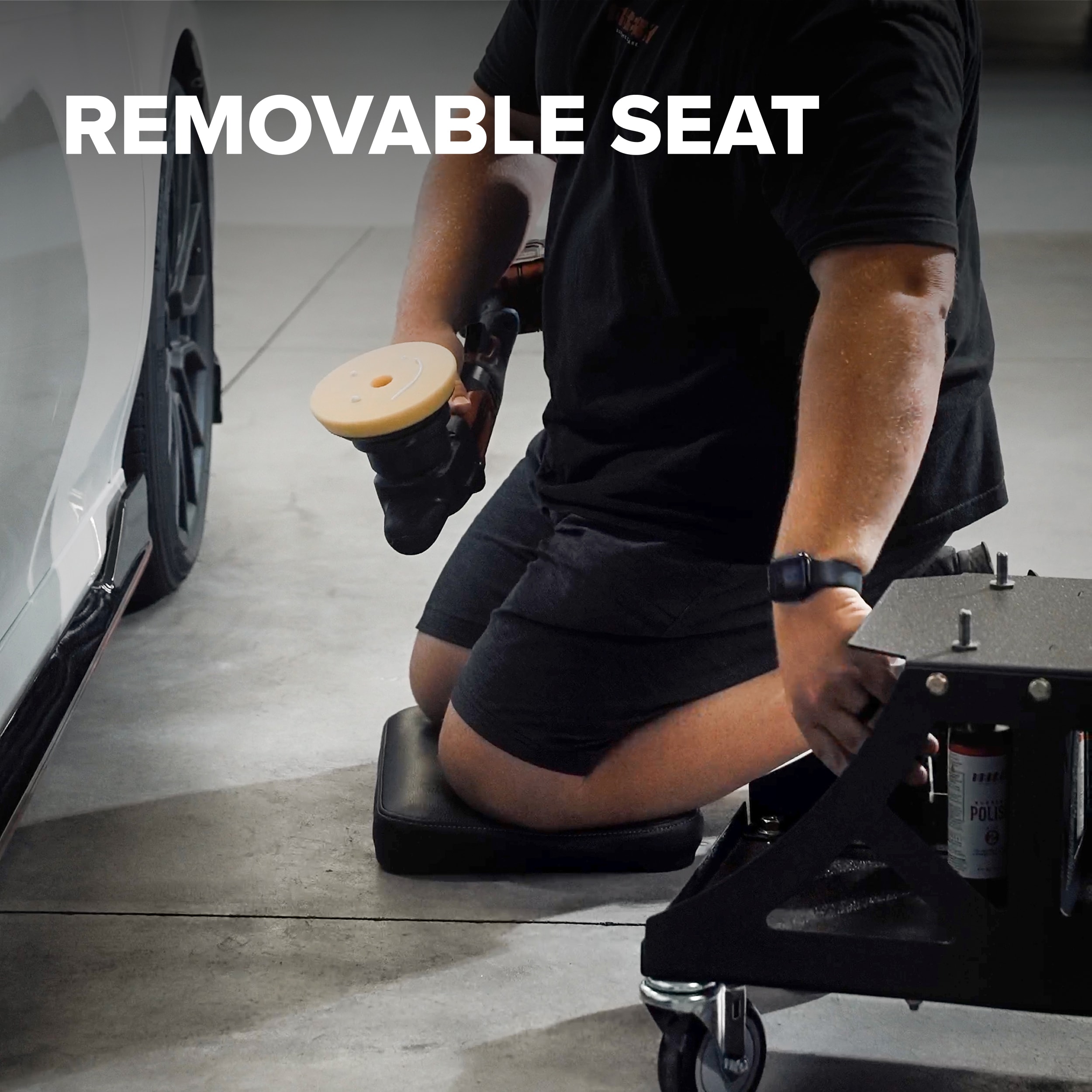 Vyper 17.5-in x 23-in Work seat ( Multiple colors/finishes )