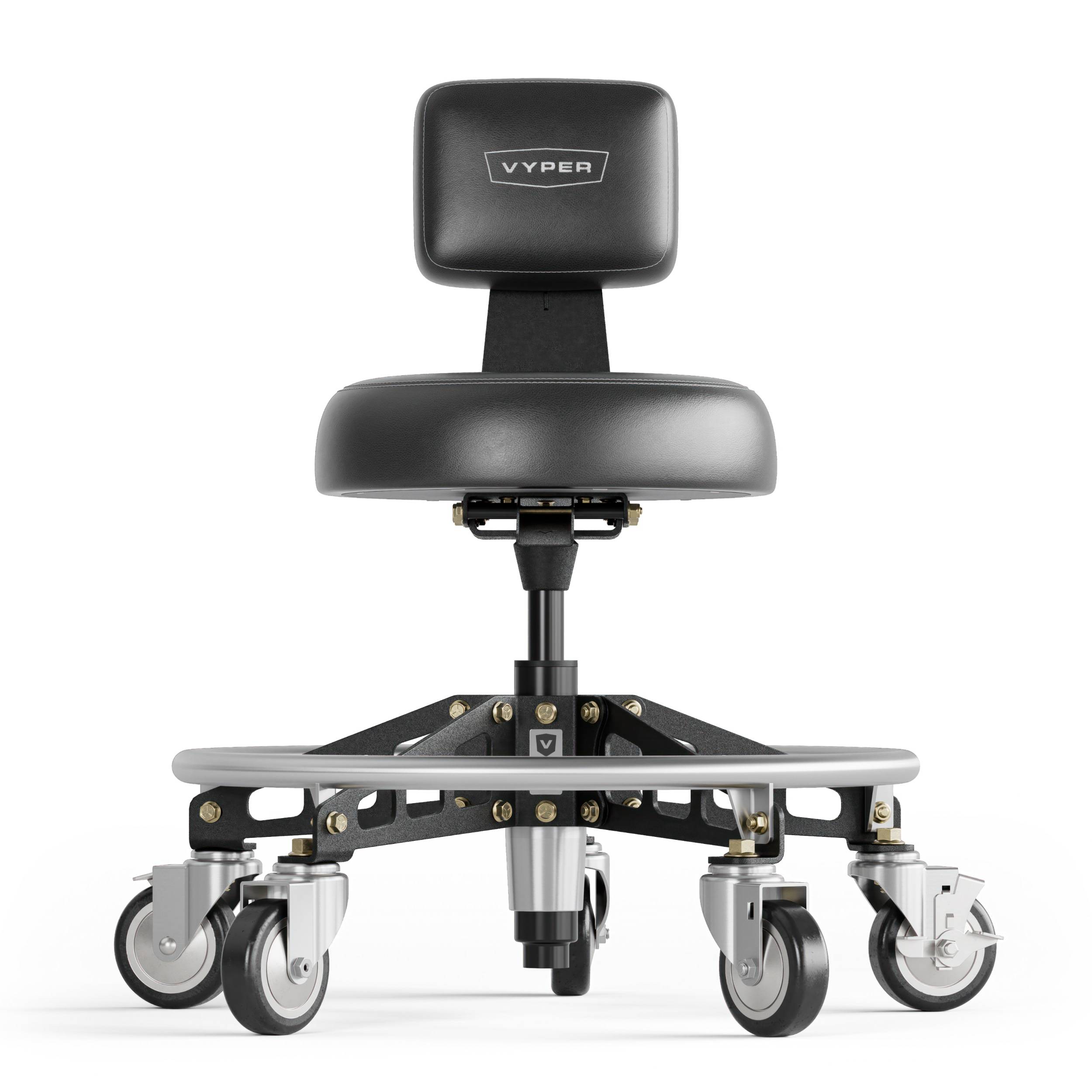 Vyper 17-in x 23-in Work seat ( Black )